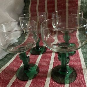ALL 12 !! Libbey Cactus Margarita glasses